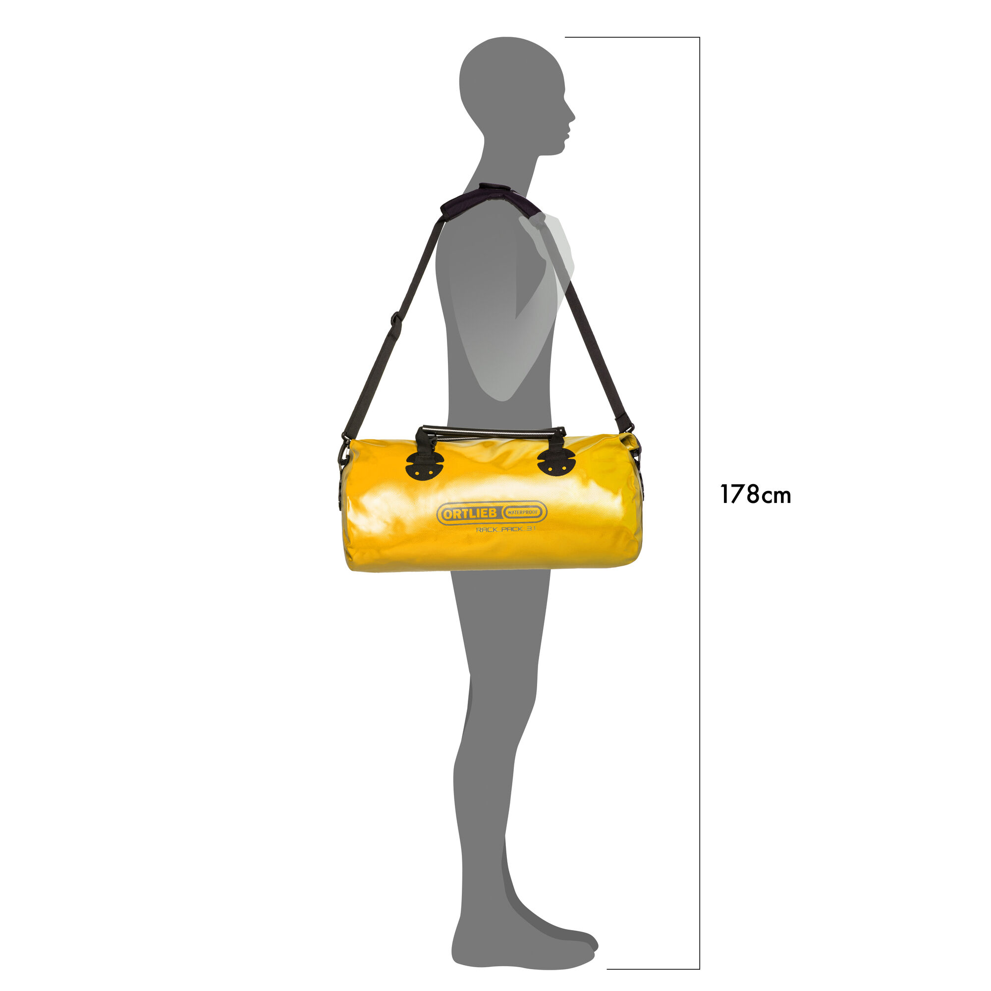ORTLIEB  Rack-Pack 31L - Duffle Bag - Gelb (Sonnengelb)