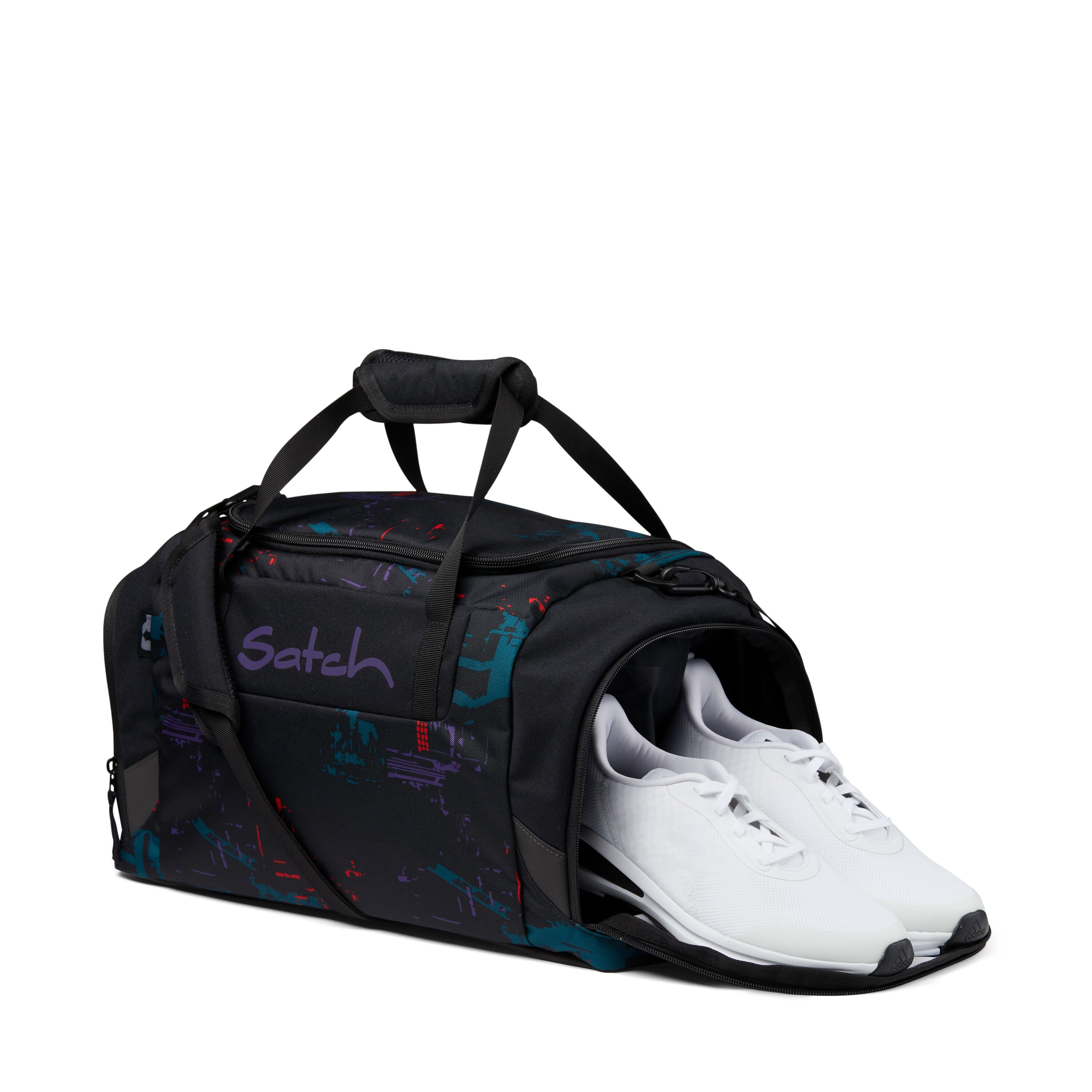 satch  satch Sporttasche - Duffle Bag - Schwarz (Night Vision)